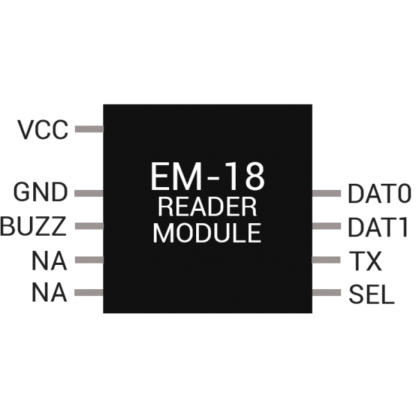EM18 RFID READER module MOD32 Faranux Electronics