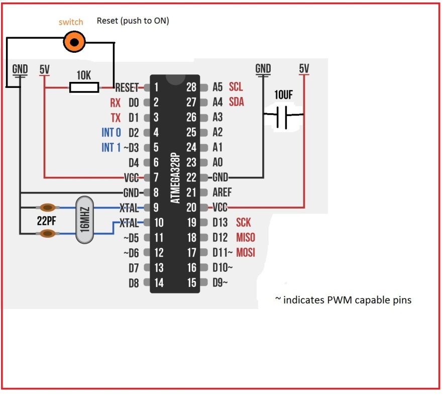 Arduino Uno Tutorial Basic circuit breadboarding 