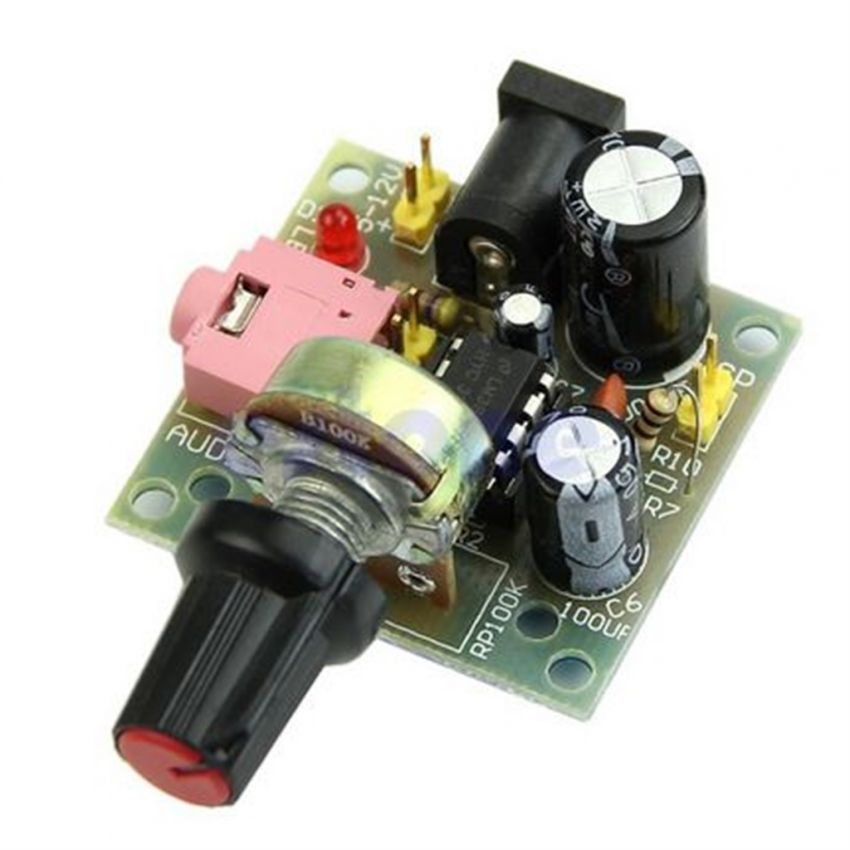 DIY Kit 3V-12V LM386 Super MINI Amplifier Board Power Electronic Kit for Arduino