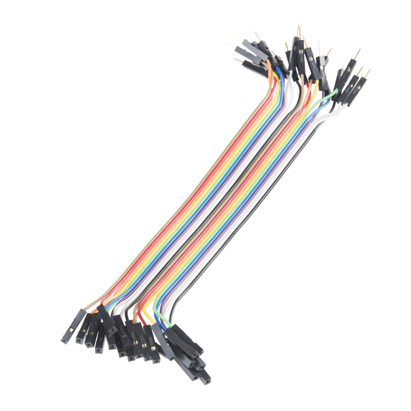 Male to Female Jumper Wires 20cm (Pack of 20) PRO54