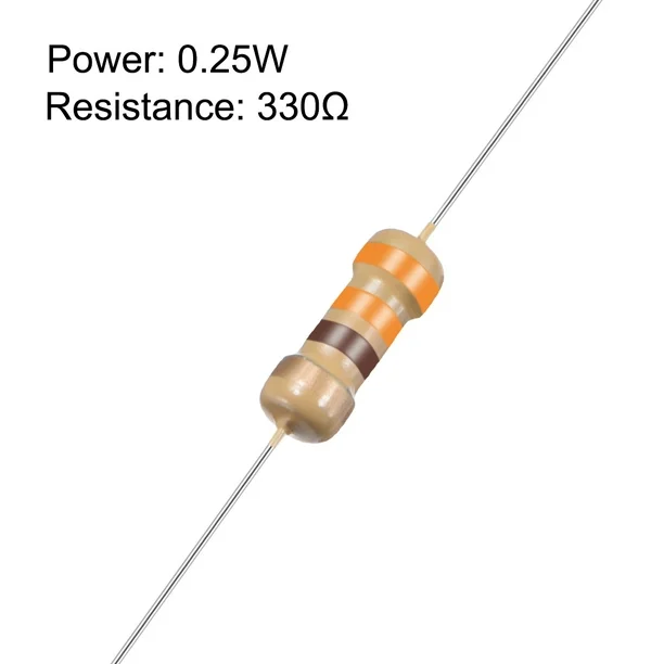 Resistor 330 Ohm 1/4 watt RE24