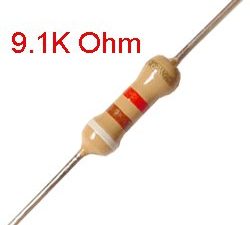 Resistor 9.1K Ohm 1/4 Watt RE24