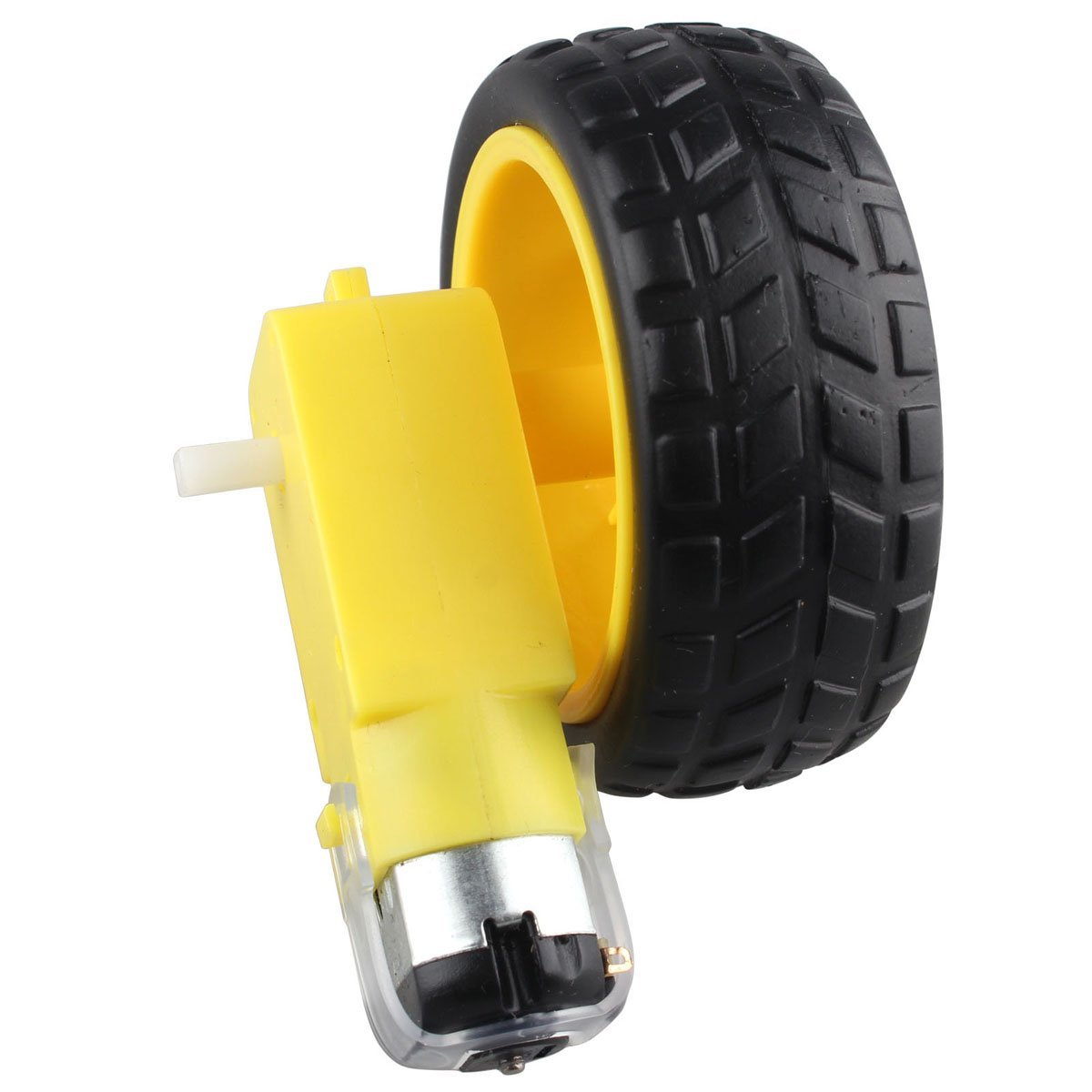 Plastic Tire Wheel with DC Motor ROB33, R37 - Image 3