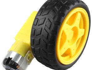 Plastic Tire Wheel with DC Motor ROB33, R37