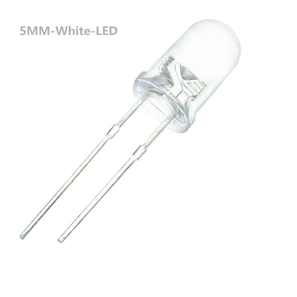 5mm Light Emitting Diode LED – White COM22