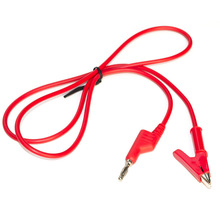 1M 4mm Silicone Banana Plug to Crocodile Alligator Clip Test Probe Lead Wire Test Cable CON 22 ,R18