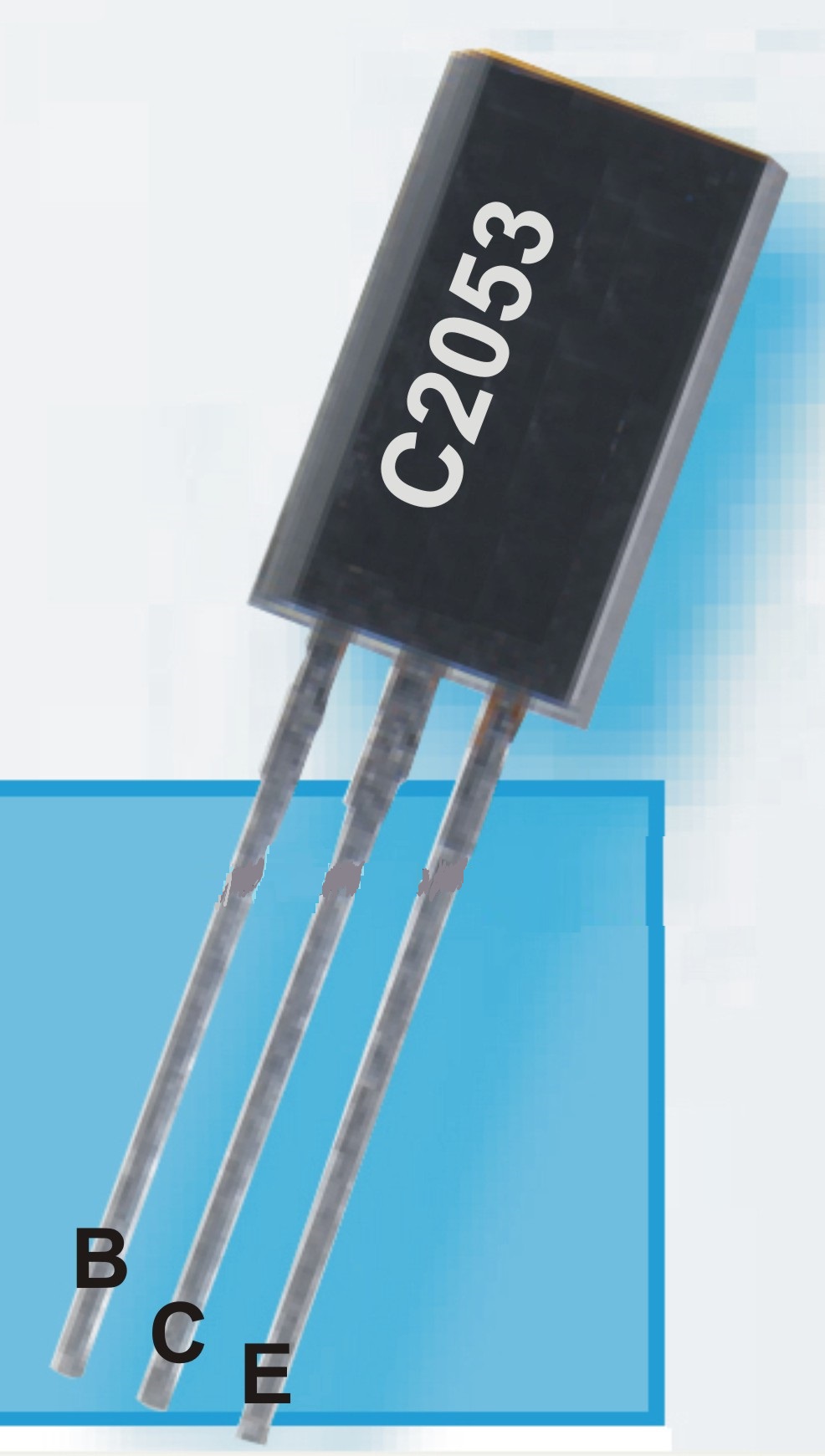 2SC2053 C2053 MITSUBISHI NPN TRANSISTOR TO-92L 43R COM23