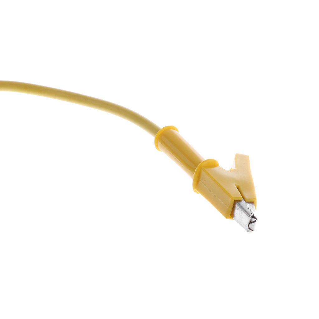 1M 4mm Silicone Banana Plug to Crocodile Alligator Clip Test Probe Lead Wire Test Cable CON 22 ,R18 - Image 2