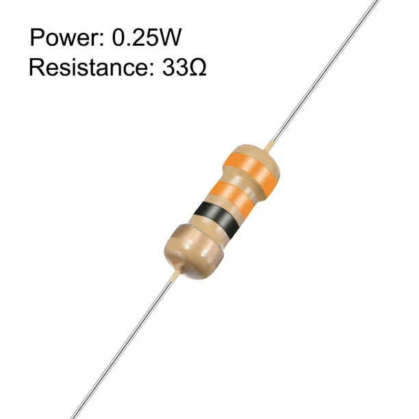 Resistor 33 Ohm 1/4 Watt RE24