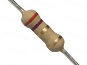 Resistor 2.7 Ohm 1/4 Watt RE24