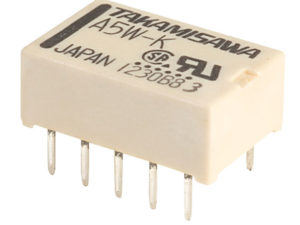 A5W-K 5V 2A DPDT MICRO RELAY COM23, R32