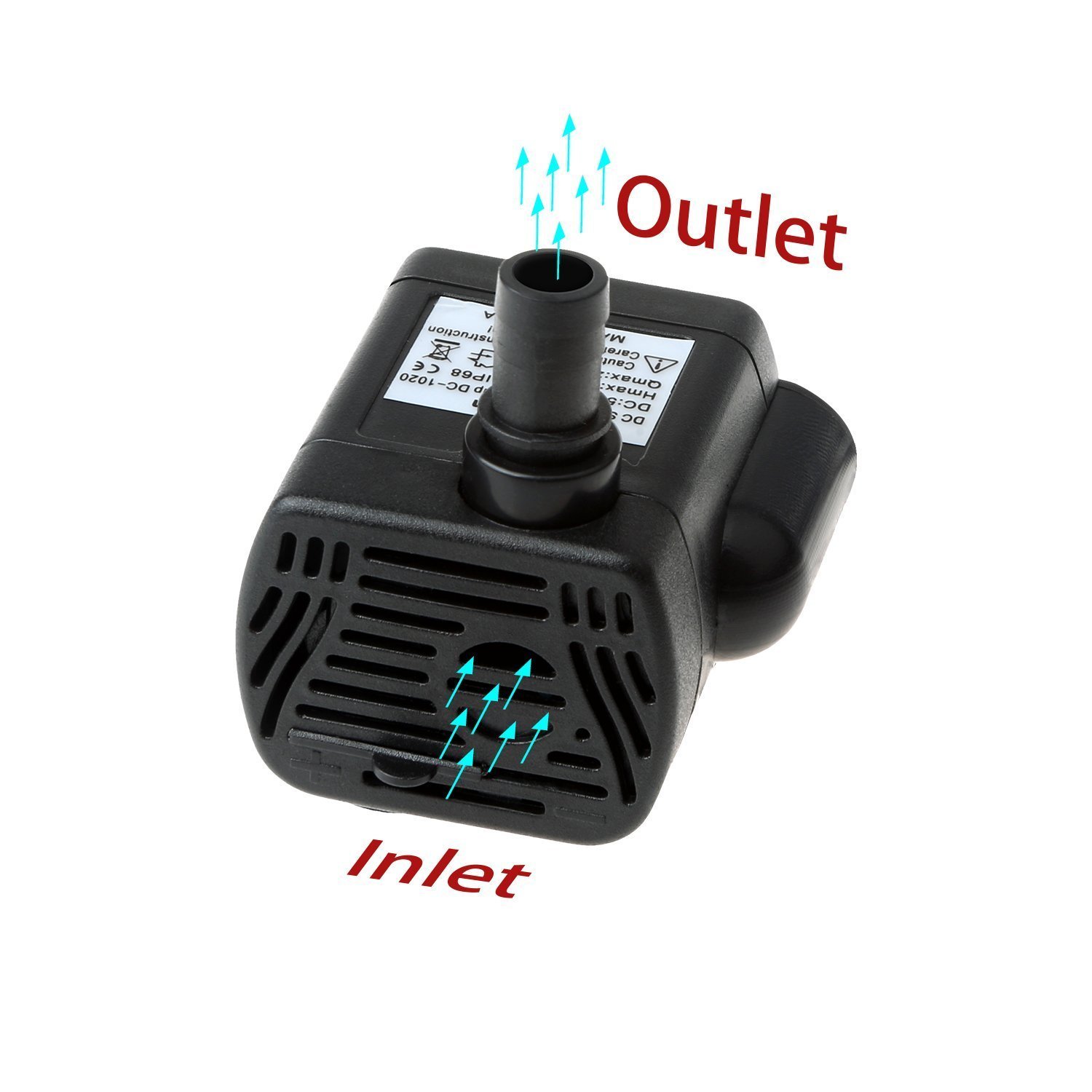 Submersible Water Aquarium Fish Tank Fountain Pond Pump DC5.5V - 12V 3W BX6 ,R15 - Image 2