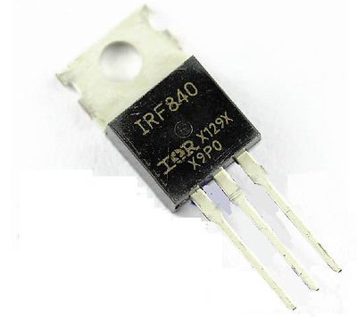 DESDE ESPAÑA TRANSISTOR IRF840 Power MOSFET N Channel 500V 8A TO220