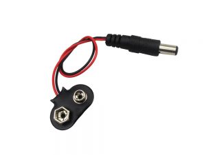 Battery Power Cable Plug Clip 9V DC Barrel Jack Connector