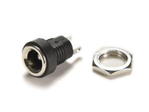 DC Power Supply Jack Socket 5.5 x 2.1mm Female Panel Mount Connector COM55 ,R25