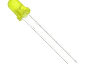 LED 3mm Yellow Color Light Super Bright COM22, R22