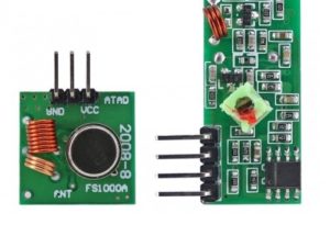 RF Wireless Receiver and Transmitter Module Board for Arduino 433Mhz DC 5V COM35, R24