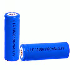 14500 1300mah 3.7V lithium ion rechargeable battery COM32, R33