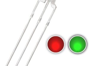3mm LED Lamp dual colour(Bi color) red-green common cathode COM14