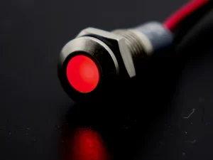 Waterproof IP67 12V 10mm Red LED Indicator Light DC Lamp COM54 ,R27