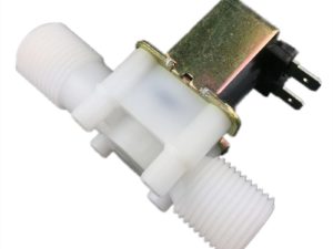 G1/2 DC12V Pressure-Free Normal Closed Plastic Solenoid Valve 0-0.01Mpa COM55, R12