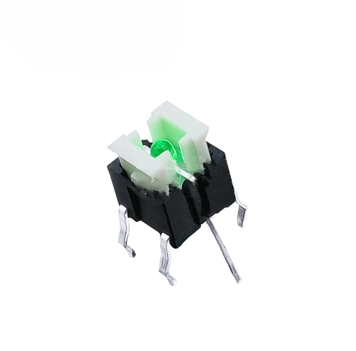 LED Illuminated Switch Momentary Push Button Tactile SPST Micro PCB 6 x 6 x 7mm COM23