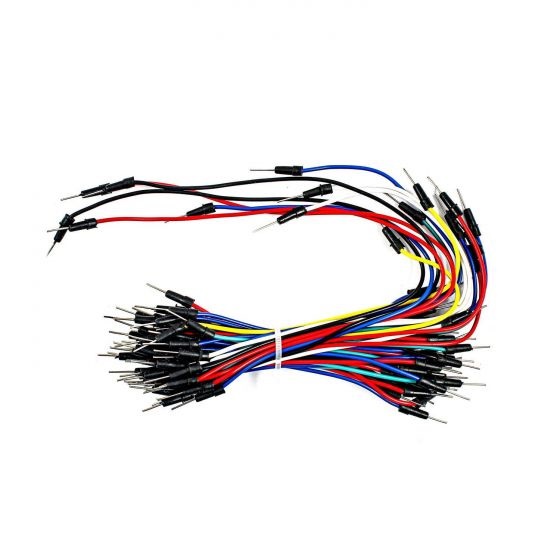 65pcs Smart Electronic Male to Male Flexible Jump Wires for Arduino COM52 ,R27