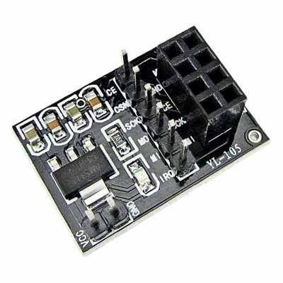 Black Socket Adapter Board for 8PIN NRF24L01 Wireless Module COM44, R35