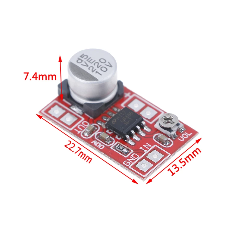 DC 5V-12V Micro Electret Amplifier MIC Condenser Mini Microphone Amplifier Board COM46 ,R35 - Image 2