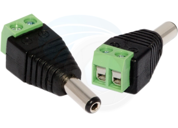 5PCS Micro USB Male To 2 Pin Screw Terminal Adapter,Micro Male To 2 Pin