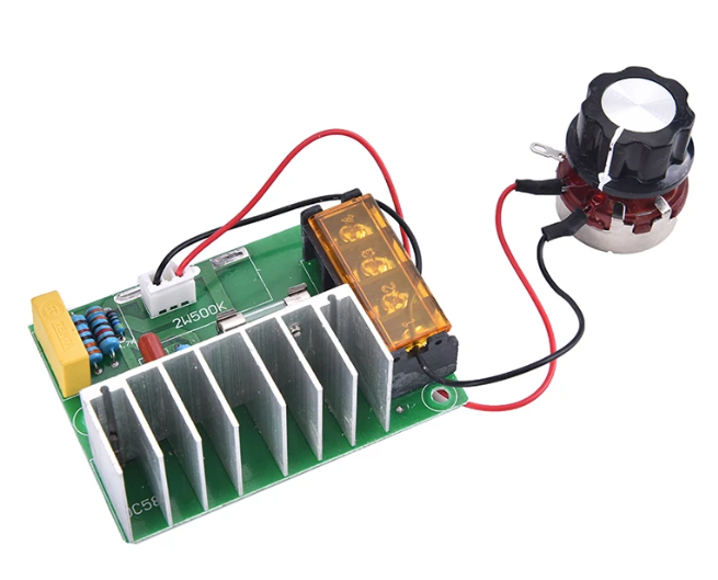 4000W 0-220VAC SCR Voltage Regulator Motor Speed Controller with Temperature Insurance COM33, R36 - Image 2