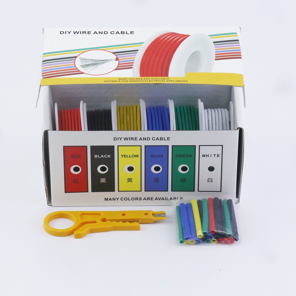 24 AWG Flexible Silicone Electric Wire Tinned Copper Insulated Stranded Hook up Wires COM37 - Image 3