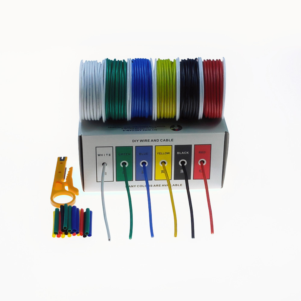 24 AWG Flexible Silicone Electric Wire Tinned Copper Insulated Stranded Hook up Wires COM37 - Image 2