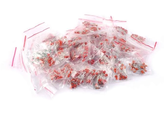 Ceramic Capacitors 50V Kit 1000 Pcs 25 values COM46 - Image 2