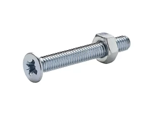 4mm Screw Countersunk Bolt Nut  M4*30mm Carbon steel Machine Screw and Nut COM46