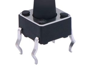 6*6*7mm DIP White Button Copper Pin COM44