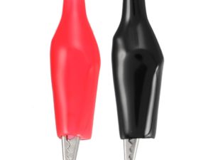 Uxcell 27mm Long Insulating Alligator Clip Crocodile Clamp Test Probe COM37, R34