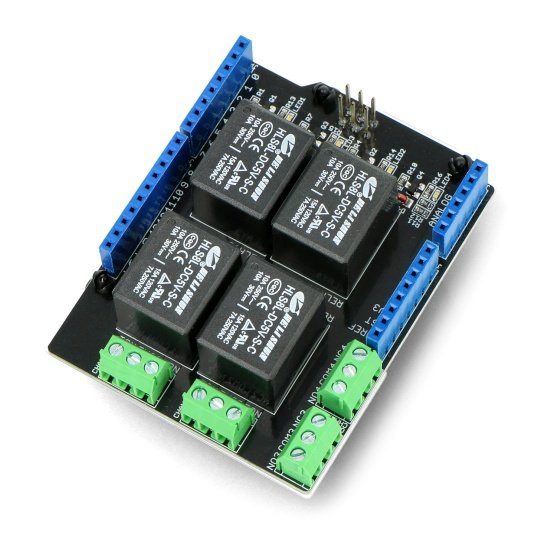 LHQHQ 5V 4CH 4 Channel Relay Shield Extended Relay Module For R3 COM31