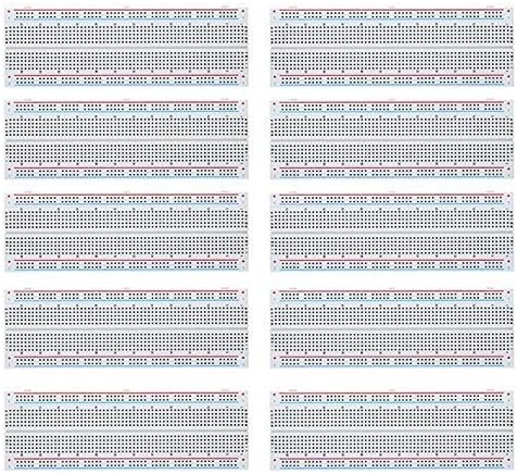 Solderless Breadboard 830 Tie-points 10pcs COM75 ,R13