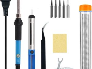 6Pcs 60W Electronic Welding Maintenance Tool with Adjustable Temperature Soldering Iron COM35, R37