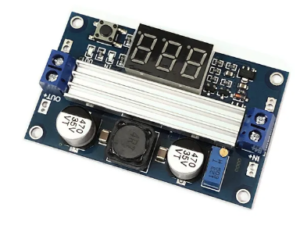DC-DC High-Power Adjustable Boost Module 3.0~35V L 3.5~35V 100W with Digital Display Voltmeter COM41 R26