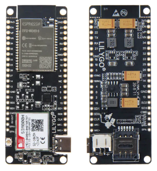 LilyGO TTGO T-Call ESP32 SIM800L COM44, R28 - Image 2