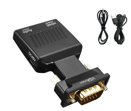 VGA Male to HDMI-compatible Female Converter with Audio Cables 480P/720P/1080P for PS3/4 HDTV Monitor Projector PC Laptop TV-Box COM35, R28 - Image 3