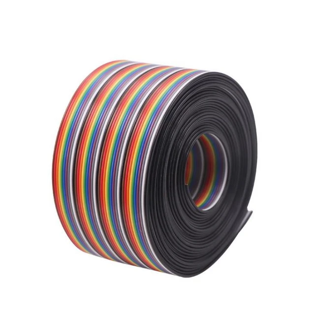 1m 0.12mm Rainbow Cable Jumper Wires 1 Row COM45, R21