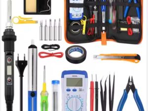 90W Digital Soldering Iron Kit 20 in 1 pcs Set Temperature Adjustable 220V 110V Welding Tool COM37, R21