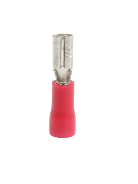 Female Red Insulated Electrical Crimp Terminal CON25 ,R33