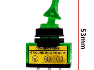 ASW-14D 12mm Toggle Switch with Light COM46