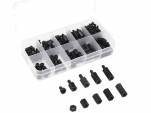 M3 Nylon Spacers Screws Nuts Hexagon Studs Box Kit
