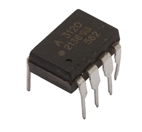 Original HCPL-3120 through-hole A3120 IGBT driver optocoupler isolator (DIP8)